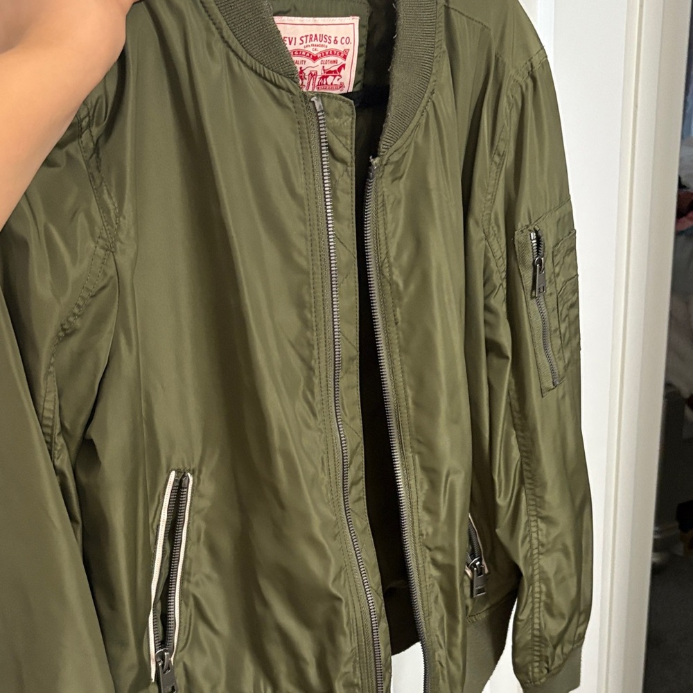 Levi's Olive Green Women's Bomber Jacket